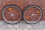 Mtb Wheels 26 In Araya TM-18 Double Wall Balance Hubs Schwalbe Hurricane. Fixed Price $175.00.