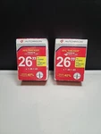 Two Hutchinson 26" Bicycle Tube Schrader Valve 1.30-1.65 Hybrid Comfort New. Fixed Price $22.99.