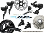 New Shimano 105 R7000 R7020 Hydraulic Disc Brake Groupset 170/172.5/175MM. Fixed Price $744.49.