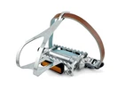 Components Pedal, Retro Platform VP-366T With Half Footrest And Leather Strap. Fixed Price $34.37.