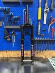 Manitou Circus Expert 26" Suspension Fork 20 110 / 100MM Travel - Gloss Black. Fixed Price $275.00.