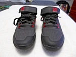 Mens Five Ten Kestrel Lace Clipless Shoes Core Black / Solar Red Grey Two Sz 9. Fixed Price $28.00.