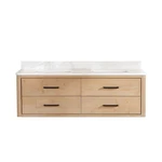 Miseno MV-NM-706660M Cristo 60" Wall Mounted Double Basin Vanity Fir Wood. Fixed Price $1440.70.
