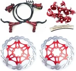 Zoom Hydraulic Disc Brake Mountain Bike Mtb Front & Rear Set Floating 160MM. Fixed Price $61.70.