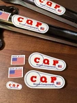 Cqp Cook Crank Stickers Set Premium Repro, Retro Mtb. Fixed Price $15.00.