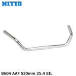 Nitto B604 Aaf Handlebar 530MM 25.4MM Clamp Silver. Fixed Price $55.00.