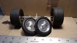 Toy State Set Of Tires Front And Rears W/ Rims 2.75". Fixed Price $7.06.