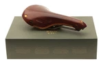 Brooks Swift Saddle Titanium Rails Hard Leather Cover Brown New Nos. Fixed Price $299.99.