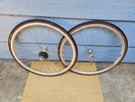 Mavic CXP12 650C Triathlon Road Bike Wheelset 26" Dura Ace 7700 Hubs 9 Speed. Fixed Price $250.00.