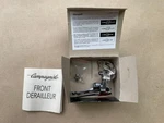 Campagnolo Veloce Front Deraileur Braze-on Mount With Ird Clamp-on Adapter. Fixed Price $45.00.