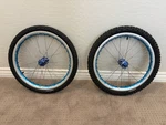 Odyssey 20 T1000 Bmx Rims W/blue Gt Mohawk Sealed Hubs & Megabite Tires. Fixed Price $2150.00.