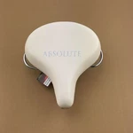 White Deluxe Cruiser Bicycle Saddle W/ Crash Rail Vintage Schwinn Tank Bike Seat. Fixed Price $57.17.