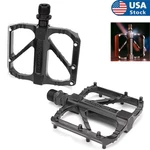 Pair 9/16" Flat Mtb Bicycle Pedals Aluminum Alloy Non Slip Cleat Bearing. Fixed Price $11.59.