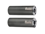 Odyssey Black Bmx Bike 4" 14MM 3-POSITION W/ 3/8"ADAPTOR 1-PAIR Mpegs. Fixed Price $24.99.