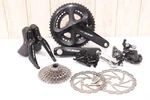 Shimano 105 R7020 R7025 2X11S Hydraulic Disc Groupset 165MM 50/34T Used Faircond. Fixed Price $527.55.