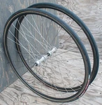 Vintage Mavic 550 Hubs 700C Roadbike Wheels 28H Aero Rim Tubular Tires Ttbicycle. Fixed Price $380.00.
