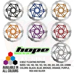 Hope 6 Bolt Floating Disc Rotor - All Colors Sizes Brand New. Fixed Price $82.99.