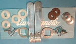Campagnolo Triomphe Down Tube Road Shifters New / Nos-braze-on 2X8-SPD-MINT. Fixed Price $69.99.