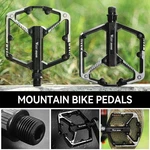 Mtb Bike Pedals Bicycle Flat Platform Aluminum Alloy Sealed Bearings 9/16". Fixed Price $13.99.