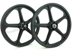 Skyway Bmx 20" Tuff Black Retro New Wheelset Sealed Bearings 3/8 Axles *. Fixed Price $149.99.