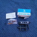Nos Sr Sakae MTP-470 Pedals Mtb Old School Bmx Low Fat Sport 9/16 Black 80'S. Fixed Price $74.74.