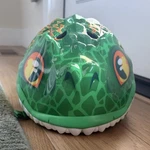 Raskullz Green Dinosaur Design Bike & Skate Kids Safety Helmet. Fixed Price $19.99.