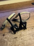 Vintage Mks Black Medium Toe Clips + Avenir Straps 80S Road Bike Japan. Fixed Price $34.99.