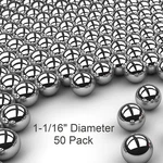 50 1-1/16" Inch G25 Precision Chromium Chrome Steel Bearing Balls Aisi 52100. Fixed Price $58.95.