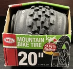 Bell 20-INCH Mountain Bike Tire Replacement For 1.75-2.125 New Box. Fixed Price $15.00.