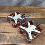 Vintage Bmx Bike Pedals 9/16 Red Bear Trap He-man. Fixed Price $69.99.