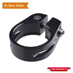 Durable 31.8MM Bike Seat Post Clamp With Easy Installation For Biking Styles. Fixed Price $7.99.