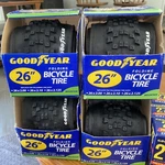 Lot Of 4 Goodyear Tires 26" X 2.1" Folding Mountain Bike 10 New Innertubes. Fixed Price $109.00.