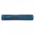 Odyssey Broc Raiford Flangeless Bmx Grips - Black/blue Swirl, Soft Ribbed Center. Fixed Price $19.04.