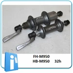 Pair Set Of Hubs Shimano Xtr 32H FH-M950 HB-M950 With Locks. Fixed Price $314.39.