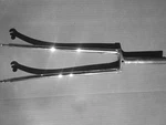 1" Threaded Tange Chromoly Road/sport-tour Bicycle Fork 5 3/8 Race 26.4 Nos. Fixed Price $28.00.