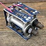 Mks BMX-7 Pedals Blue 1/2 In Japan Fits Opc 1PC Old School Survivor. Fixed Price $38.99.