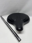 Schwinn Airdyne Exercise Extra Wide Bike Bicycle Seat Saddle Viscount #7148 Pole. Fixed Price $45.00.