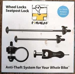 Pinhead Bicycle Locking Skewers Set 3-PACK Quick Release Wheel Seatpost Collar. Fixed Price $74.99.