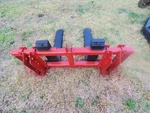 Pallet Attachment Red Frame Black Forks Tractor Skid Steer Loader. Fixed Price $850.00.