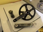 Sram Omnium Track Fixed Gear Crankset 165MM. Fixed Price $400.00.