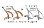 New Mks Classic Vintage Style Steel Toe Clips Sizes M, L, Ll With Hardware Njs. Fixed Price $17.29.