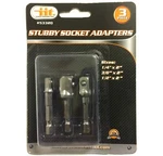 Iit 3PC Stubby Socket Adapters Or Power Extension, Bar Drill Bit Set. Fixed Price $9.95.