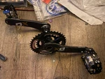 Sram Xo Gold White 39T 26T Carbon Crankset 175MM Gxp, Omni Racer Bb Pedals Nos. Fixed Price $400.00.