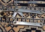 Shimano Dura-ace FC-7402 Square Taper Double Cranks, 172.5MM W/ Chainring Bolts. Fixed Price $58.00.