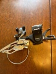 Shimano FD-M671A Front Derailleur And SL-M670 Shifter. Fixed Price $25.00.