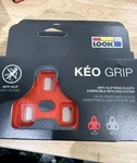 New Look Keo Grip Anti-slip Road Cleats Cycling Bicycle Riding Gear Red 9". Fixed Price $16.18.