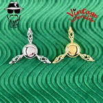 Vintage Lowrider Mini Cage Twisted Bicycle Knock-off Threadless Chrome Or Gold.. Fixed Price $57.22.