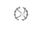 Fenix Bike Bicycle Half Flat Twist Steering Wheel Chrome. Fixed Price $63.67.
