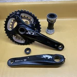 Black Shimano Deore Xt FC-M785 Double 38/26T 175MM Crankset W Bottom Bracket. Fixed Price $120.00.