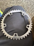 Sr Sakae Chainring 42T 130 Bcd Chrome Steel 7/8/9 Speed - New, Japan, 271. Fixed Price $25.49.